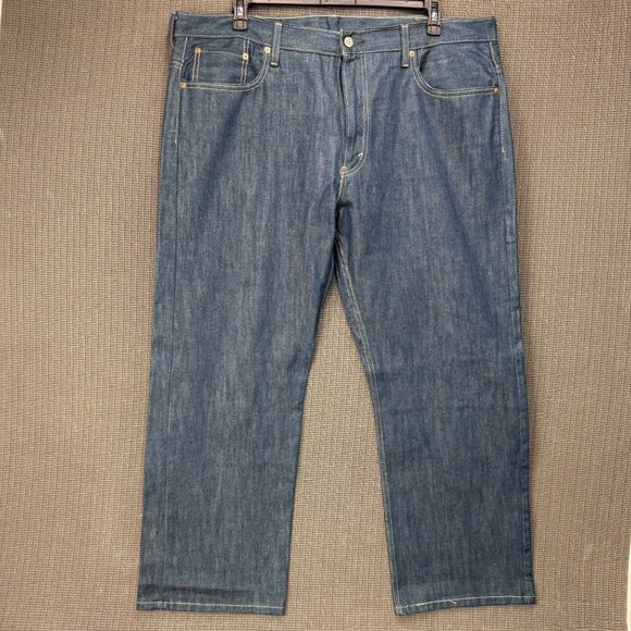 Levis 569 Mens W40 L30 Blue Loose Straight Fit Jeans Denim Cotton - Picture 1 of 9